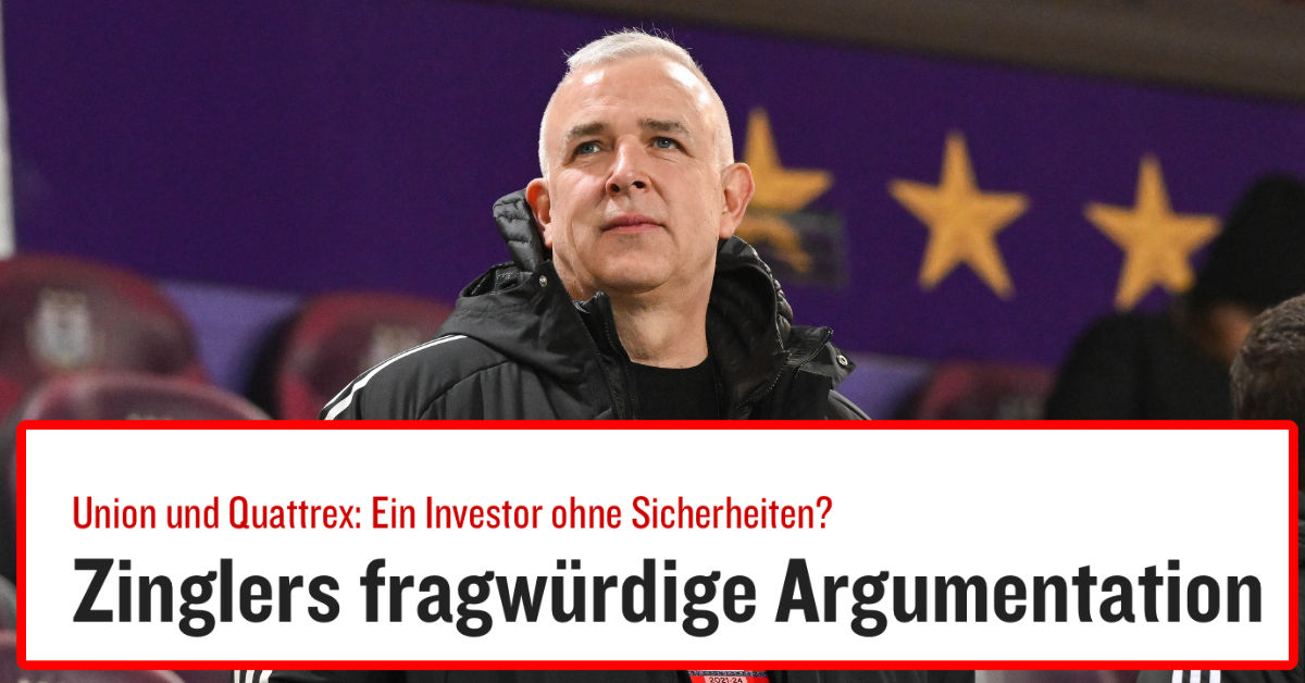 Der Kicker Kritisiert Zinglers Argumentation Pro Investor Bei Der DFL ...